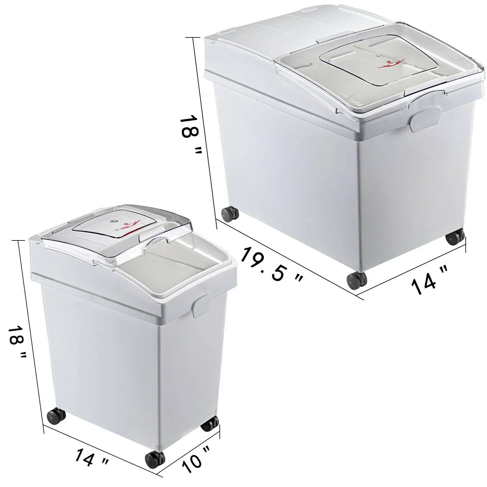 VEVOR Dry Ingredient Storage Bin - Boundless Selections