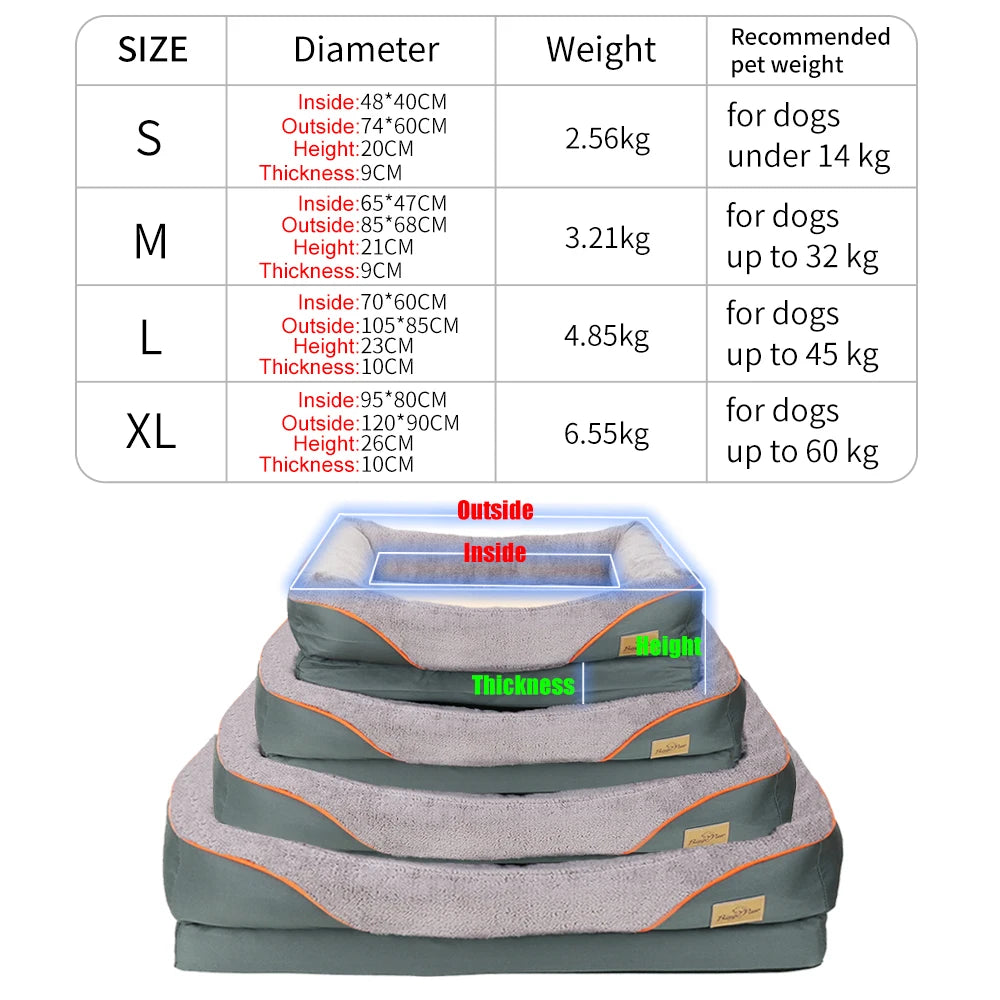 Heavy Duty Large Orthopedic Pet Bed - Boundless Selections