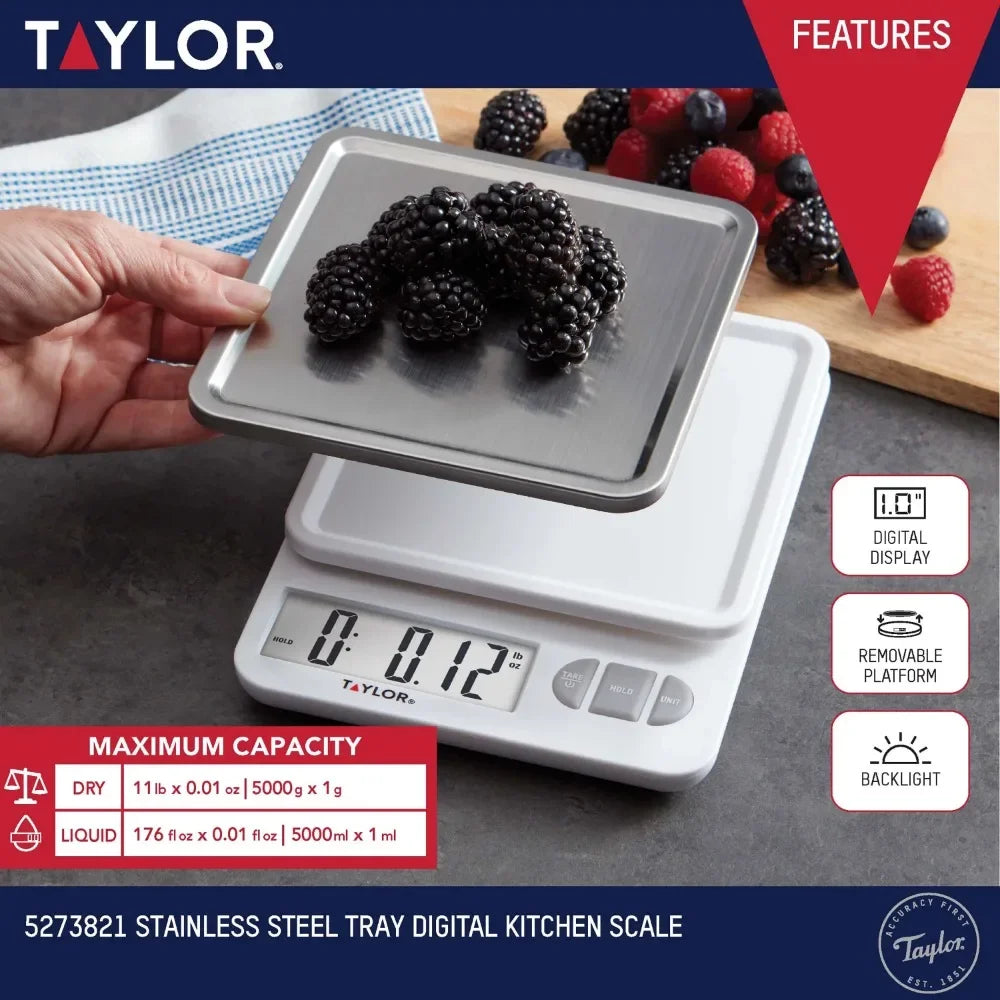 Taylor 11lb Digital Kitchen Scale - Boundless Selections