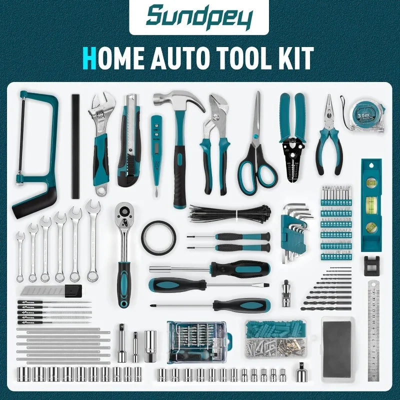 Protable Household and Auto Repair Tool Set - Boundless Selections