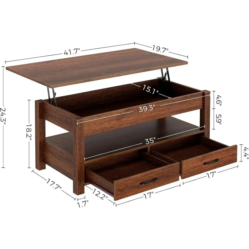 Living Room Lift Top Coffee Table - Boundless Selections