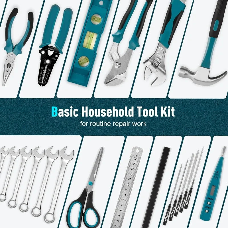 Protable Household and Auto Repair Tool Set - Boundless Selections