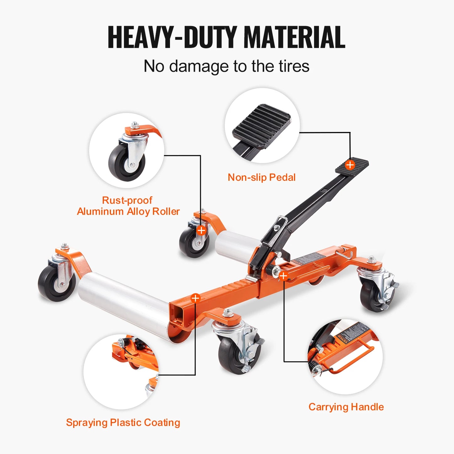 VEVOR Wheel Dolly 1500 LBS - Boundless Selections