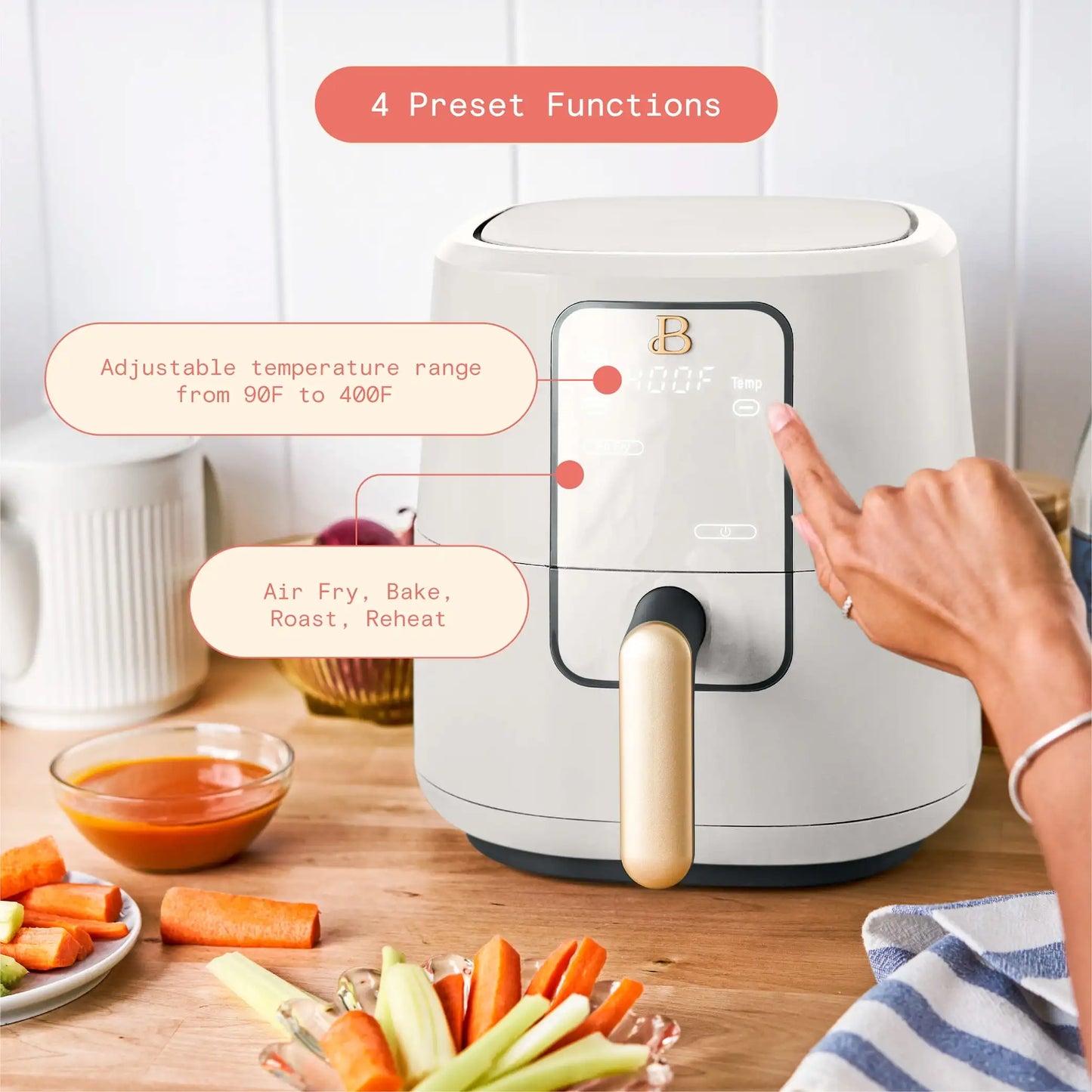 Beautiful 3 Qt Air Fryer by Drew Barrymore - Boundless Selections