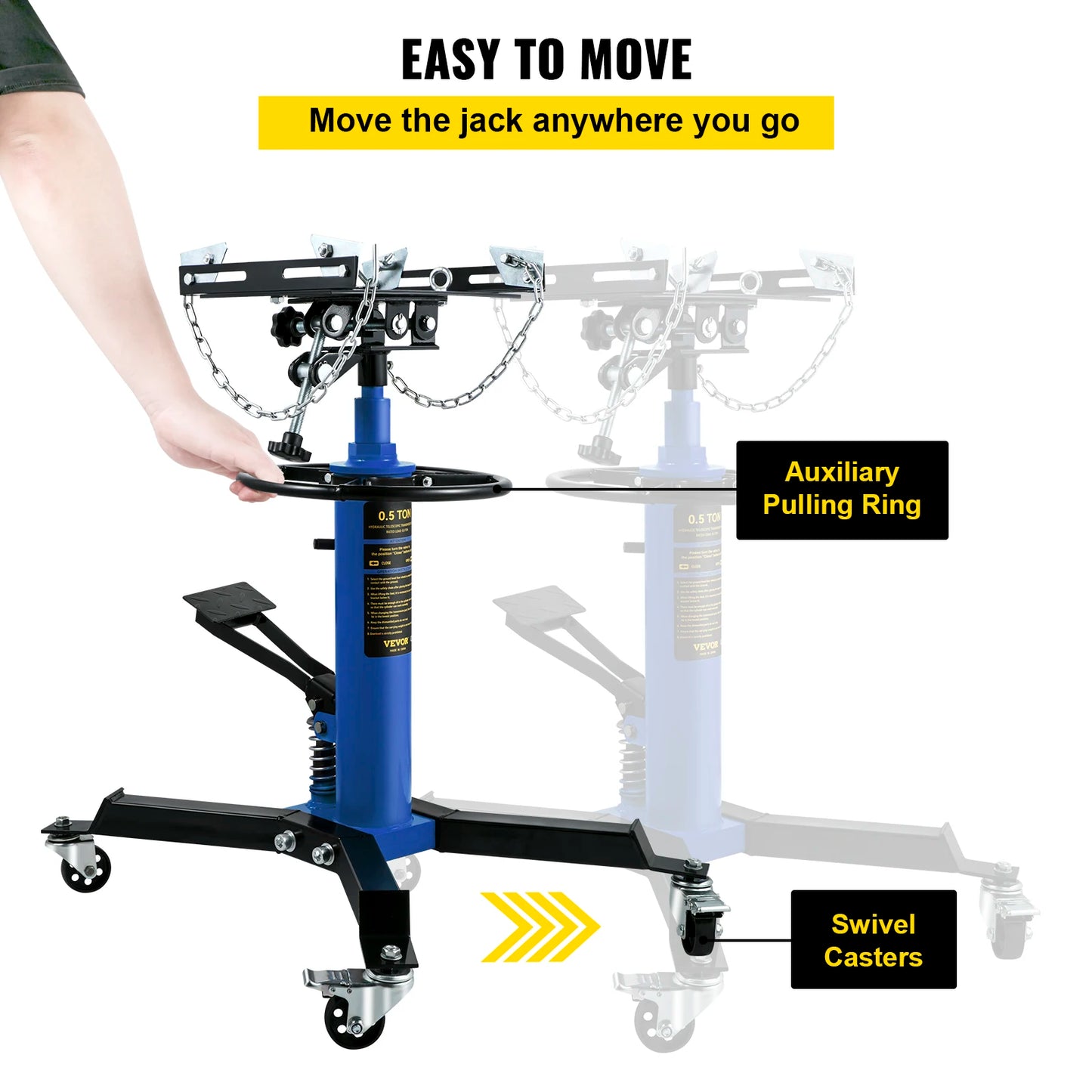 VEVOR Wheel Dolly 1500 LBS - Boundless Selections