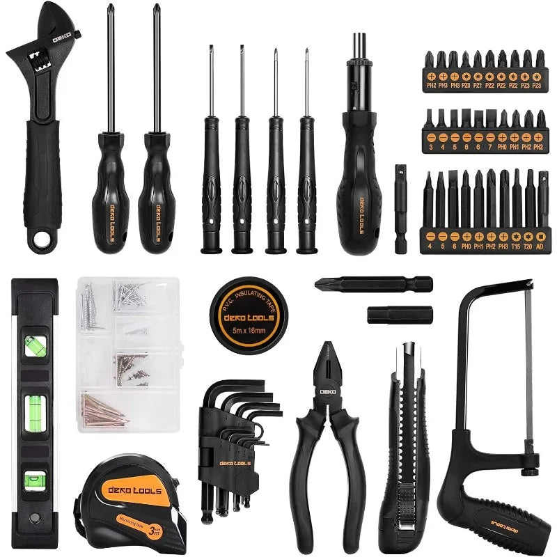 DEKOPRO 218-Piece General Household Hand Tool kit - Boundless Selections