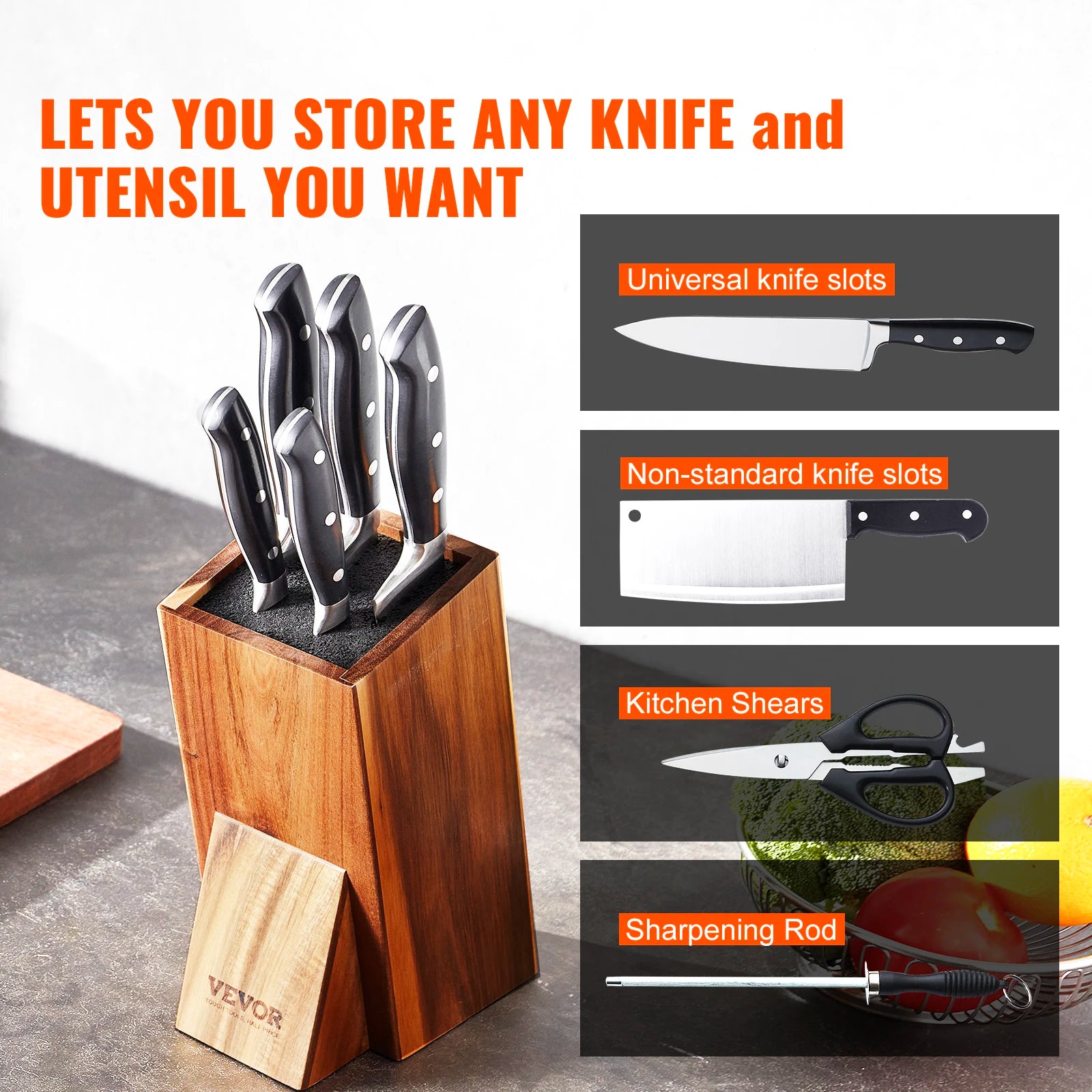 VEVOR Universal Knife Holder - Boundless Selections