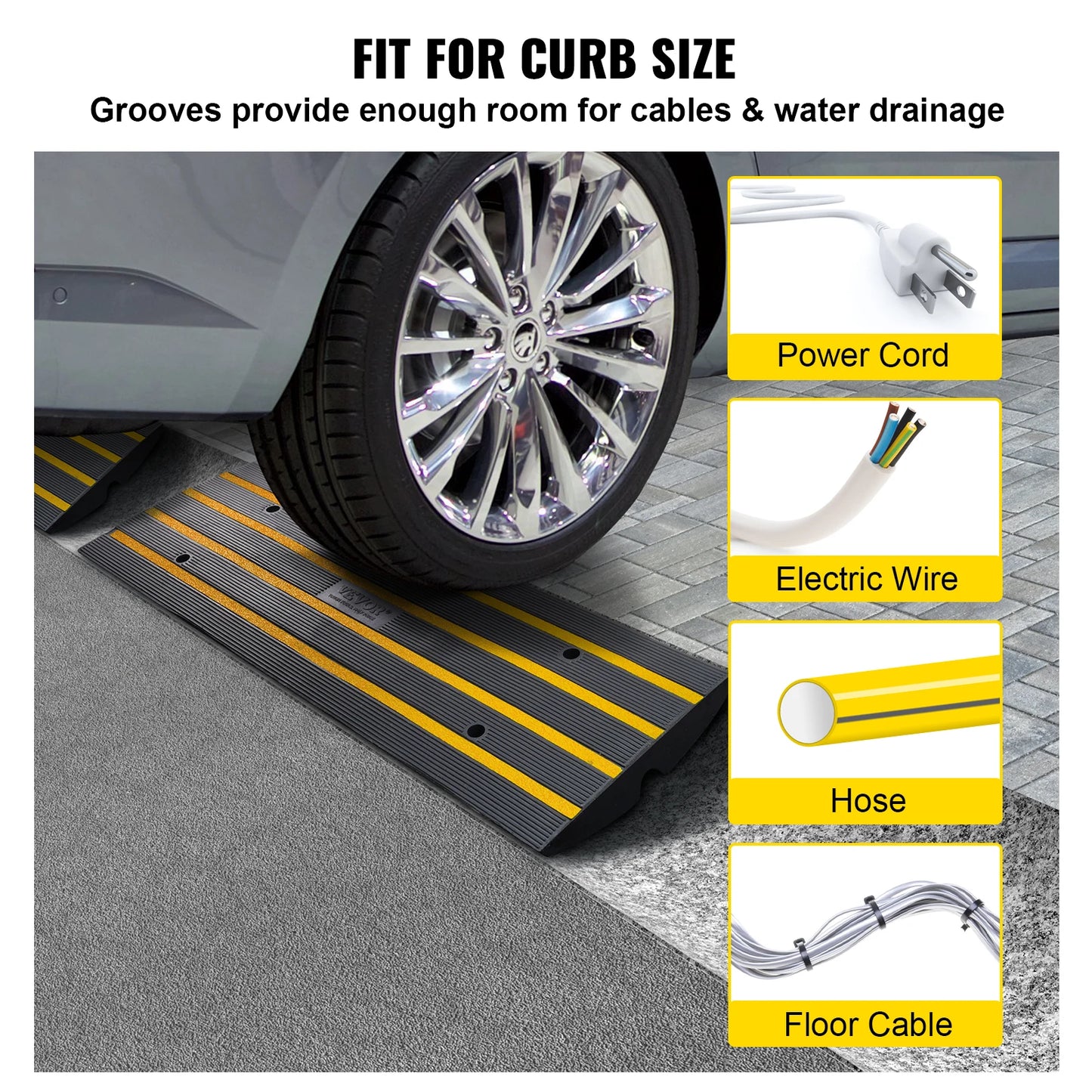 VEVOR Cable Protector Ramp - Boundless Selections