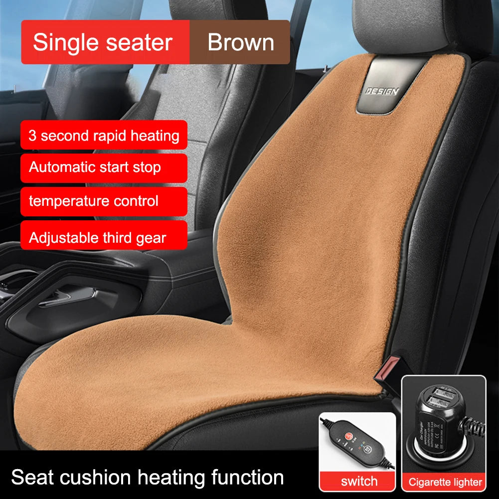 12V Car Seat Heater Soft Comfort Cushion - Boundless Selections